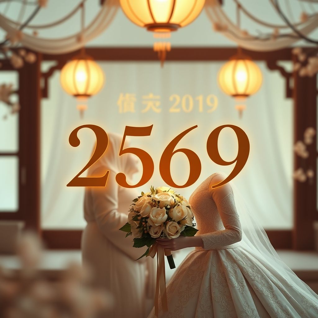 ดูฤกษ์แต่งงาน 2569 จากวันเดือนปีเกิด ฟรี